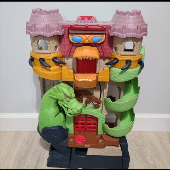 Fisher Price Imaginext Dragon World Castle Fortress 24” Playset 2008 Mattel - Picture 8 of 12